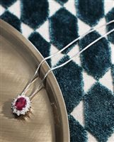 Collana Mirco Visconti Donna Girocollo Colore in Oro Rubino 0.44 Ct MV234/B10R - MV234/B10R